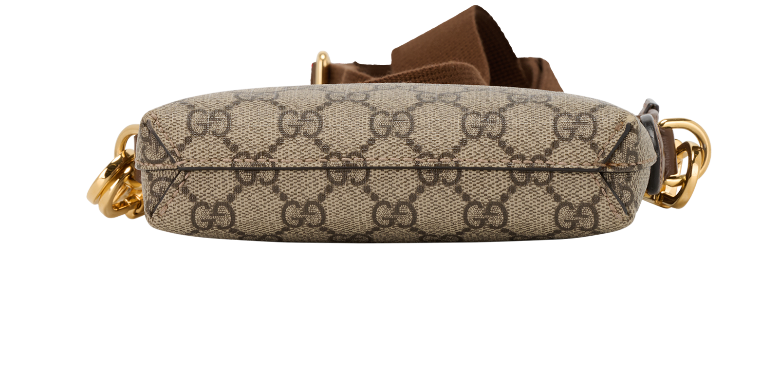 GG Crossbody, &pound;750, Handbags, Beige, Canvas, Top view